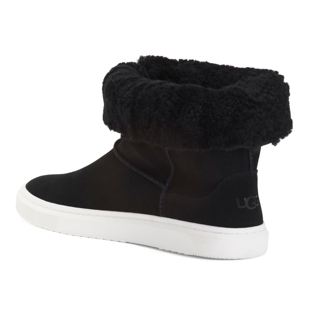 UGG Suede Chestnut Alameda Cuffable Boots - Picture 2 of 3